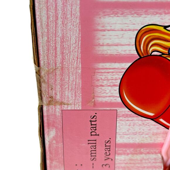 Cititoy Bashful‎ Kids Doll Brown Hair Girl Cap Floral Overalls 15" Vintage 2000 - Picture 16 of 16